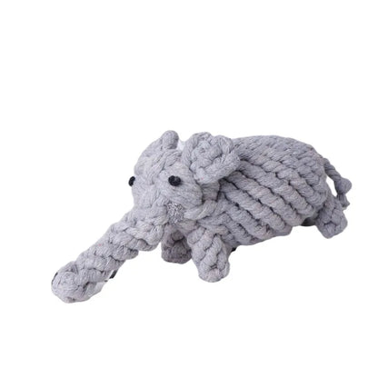 Dog Rope Toy Cartoon Animal Dog Chew Toys for Small Large Dogs Cats Molar Cleaning Teeth Toy Bite Resistance Puppy Pet Supplies