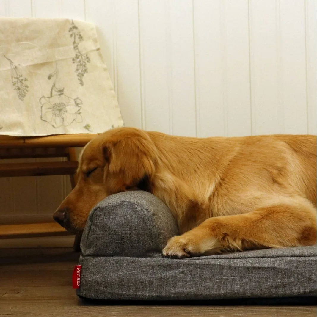 Orthopedic Dog Bed Non-Slip Base Pet Bed Pillow Memory Foam with Double Waterproof Washable Cover Washable Sponge Cat Nest