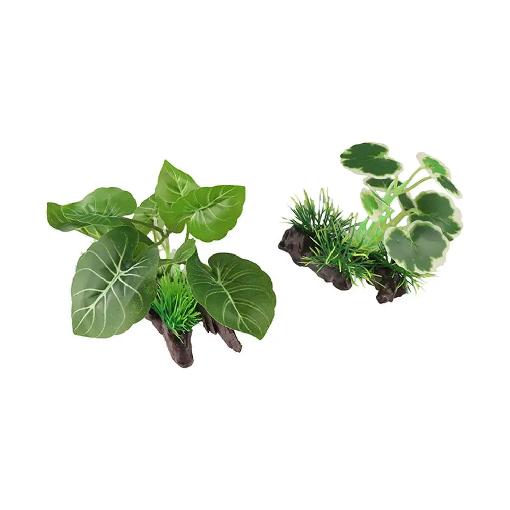 Fish Tank Landscaping Decorative Artificial Water Grass Lifelike Simulation Sunken Wood Plastic Fake Water Plant Aquarium
