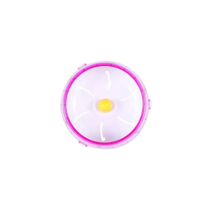 Hamster Running Disc Toy Sport Running Silent Transparent Small Pet Rotatory Jogging Wheel Wheel Toys pet Hamster Cage Supplies