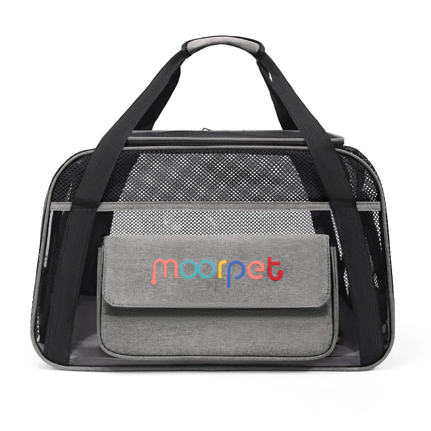Dog Carrier Bag Breathable Large Capacity Mesh Cat Carrier Bag Pet Outing Portable Cat Puppy Handbag Crossbody Small Pet Slings