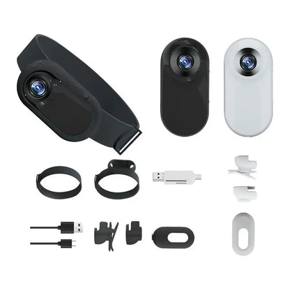 Pet Collar Camera HD 1080p Mini Sports Camera With Screen Video Recording Outdoor Wireless Camera Collar Pet Cat Safety Supplies