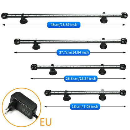 Aquarium 21 LED Light Remote Control Diving Lamp Plant Grow Lighting Underwater Fish Tank Light RGB Led Aquarium Accessories EU