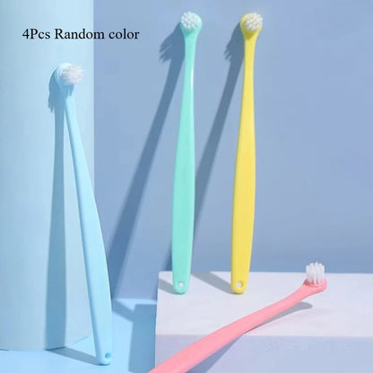 Dog Toothbrush Dog Teeth Cleaning Small Head Brush for Dogs Teeth Mouth Cleaning Tools Pet Grooming Cat Toothbrush Pet Supplies