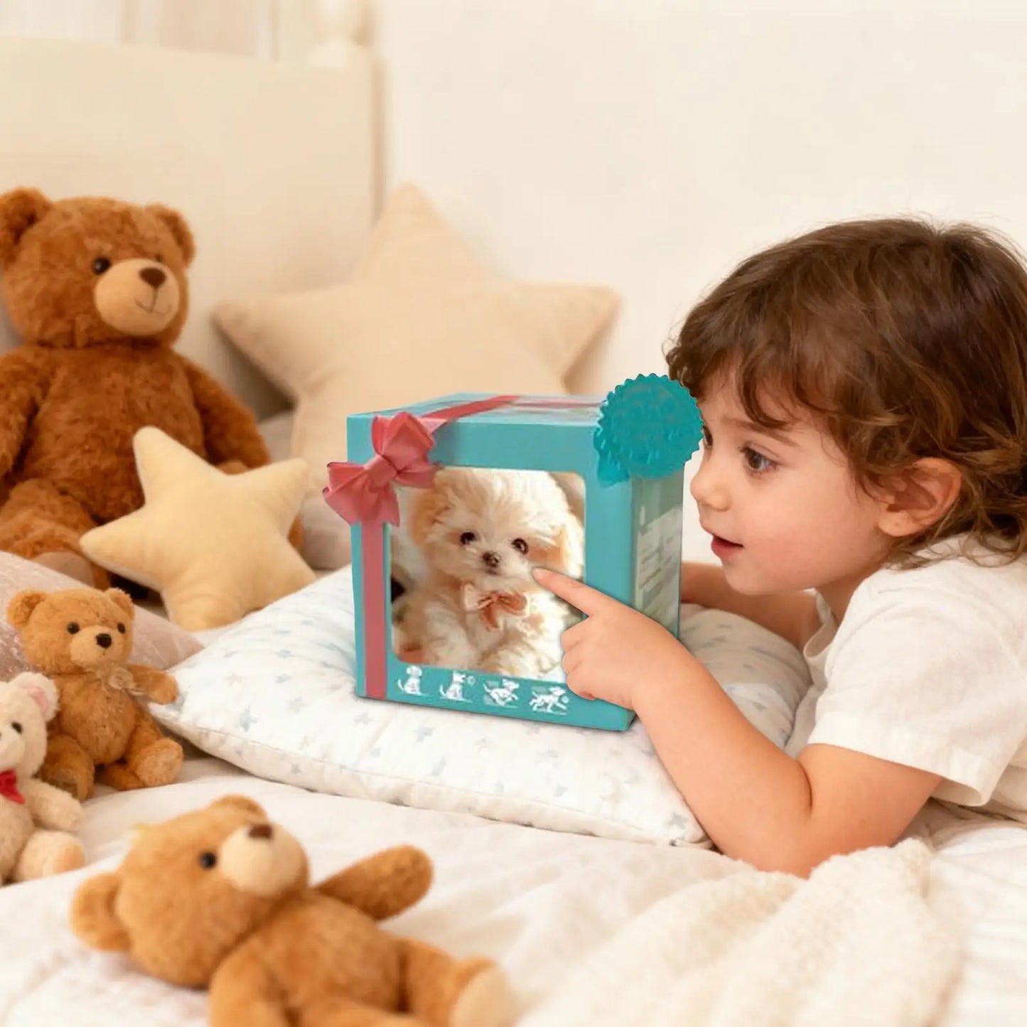 Cute Walking Dog Toy Battery-Operated with Sound Tail Wagging Barking Electric Puppy for Teens Adults Boys Girls Living Room