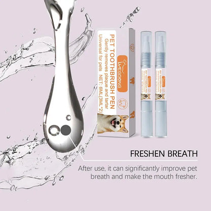 Dog Teeth Cleaning Gel Tooth Repair Teeth Brushing Cleaner Dog Oral Care For Dogs Cats Odor Stain Remover Pet Breath Freshener