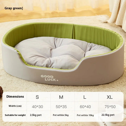 Four Seasons Pet Litter Washable Double Sided Pet Cat Litter Dog Large Three-Dimensional Dog Litter Mat, Large Dog Litter