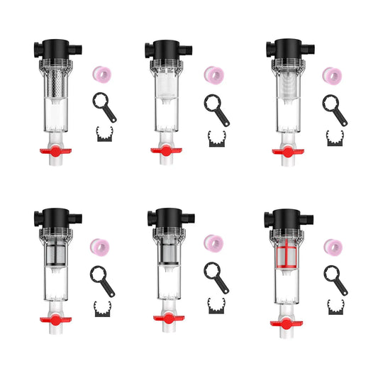 Aquarium Filter in Tank Filter Sediment Filter Reusable Transparent Easy Installation Accessory Efficient Drainage Collector
