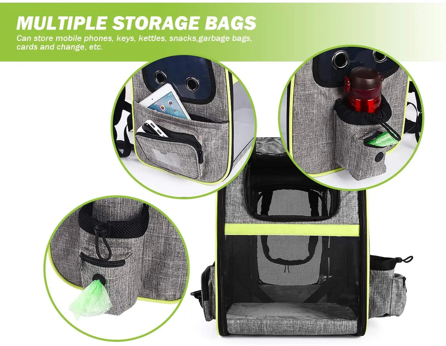 Dog & Cat Transport Carrier Bag Pet Cages Carrierrier / Pet Backpack