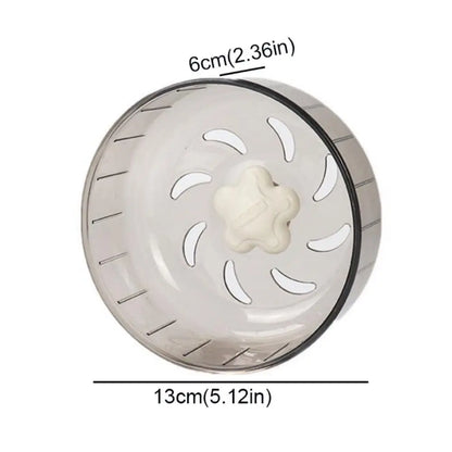 Hamster Running Disc 13cm Hamster Running Wheel Silent Round Rat Roller Treadmill Plastic Hamster Exercise Wheel for Pet Cage