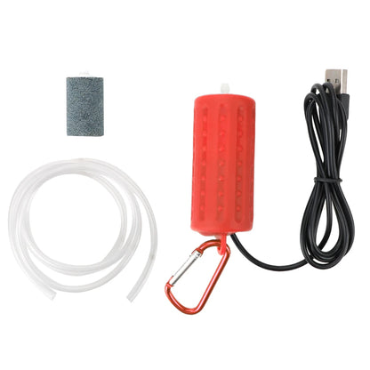 Aquarium Fish Tank Oxygen Air Pump Portable Aquatic Terrarium Filter Mute Energy Saving Supplies Mini USB Fish Tank Accessories