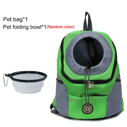 Pet Dog Carrier  Bag Backpack Outdoor Portable Dog Carrier  Bag Backpack Out Double Shoulder Travel Carrier For Dogs Travel Set