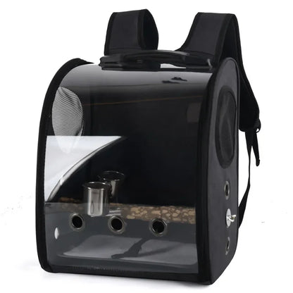 Pet Bird Cage House Parrot Carrier with Feeders Bird Large Space Travel Bag Breathable Portable Bird Cage Accessories