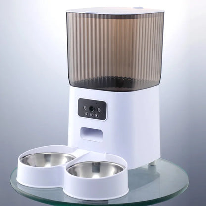 5L Smart WiFi APP Camera Automatic Pet Feeder Cat Food Dispenser Video Smart Feeder For Cats Dogs Pet Dry Food Bowl