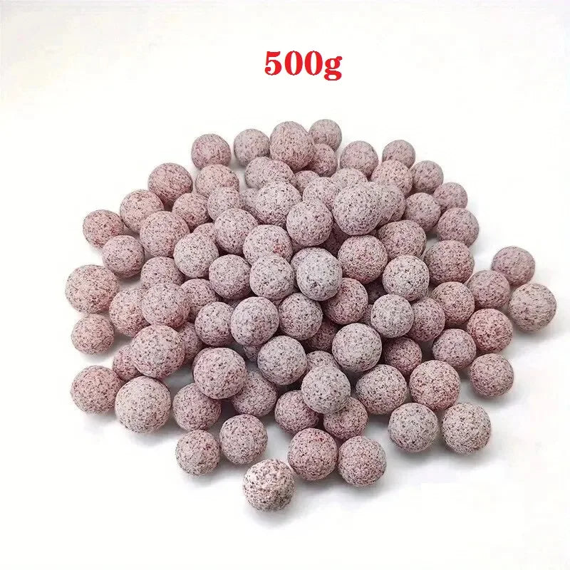Aquarium Filter Media Set:Hollow Quartz Balls, Algae Remover, Nitrifying Bacteria, Conditioner&Bio-Clear Tabs for Fish Tank Care