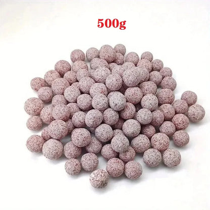 Aquarium Filter Media Set:Hollow Quartz Balls, Algae Remover, Nitrifying Bacteria, Conditioner&Bio-Clear Tabs for Fish Tank Care