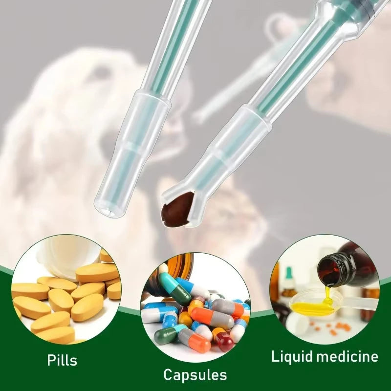 Pet Medication Dispenser Feeding Stick for Cats And Dogs Easy Way to Administer Pills Essential Pet Care Supplies