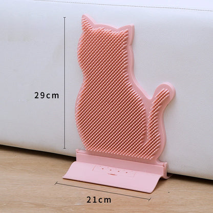 Cat Grooming Self Massage Brush Toy Wall Corner Cat Self Groomer Shed Hair Removal Comb Cat Itching Brush Massage Pet Supplies