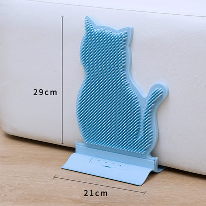 Cat Grooming Self Massage Brush Toy Wall Corner Cat Self Groomer Shed Hair Removal Comb Cat Itching Brush Massage Pet Supplies