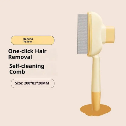 Cat Dog Hair Grooming Rotating Pet Comb Pet Removes Matted Hairs Comb Pet Cleaning Bath Brush Pet Care And Deshedding Supplies