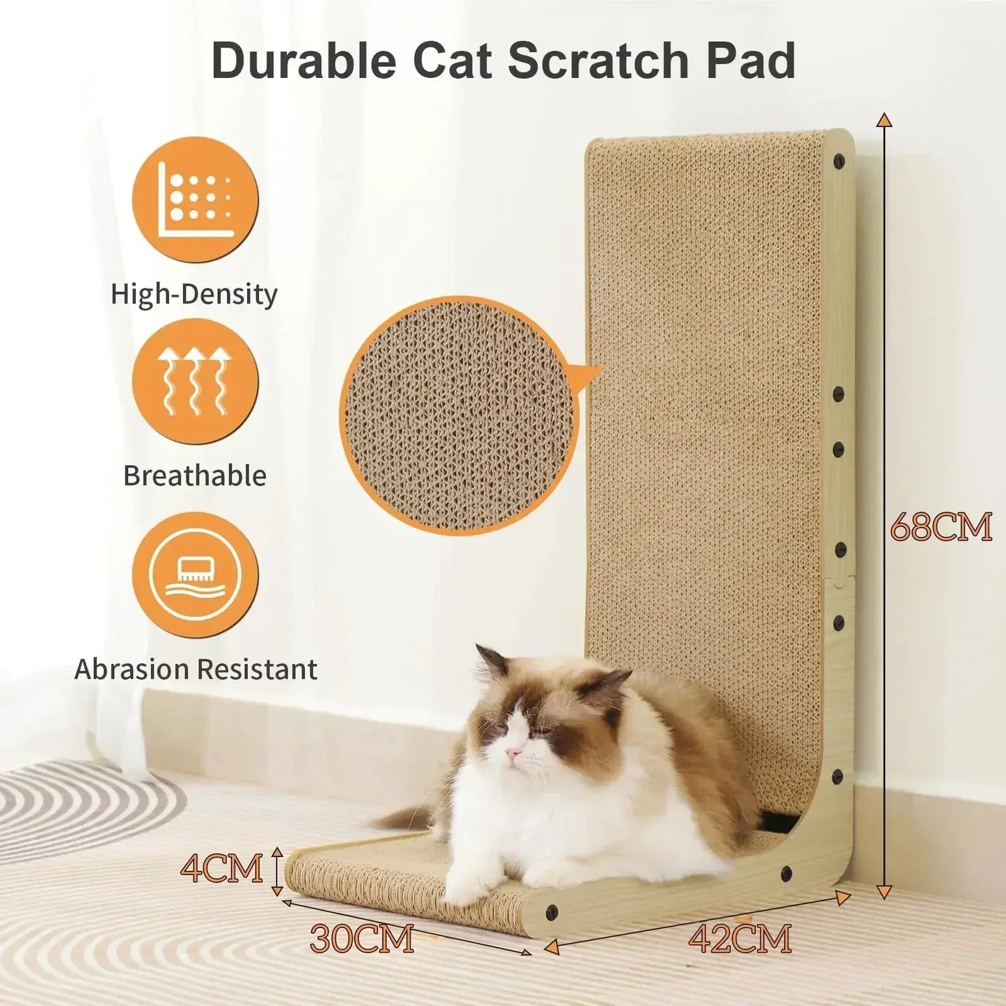 Cat Scratcher Cat Scratching Post Vertical Wear-resistant Scratch-resistant Cats Scratching Board Cats Toy Furniture Protector