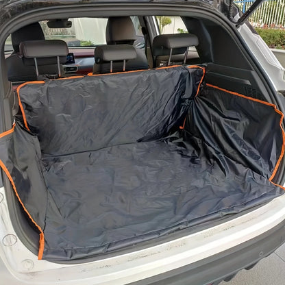 Durable Polyester Auto Trunk Mat for Pets - Non-Slip, Scratch-Resistant, Easy-Clean Mat for SUVs and Cars, Pet Safety Mat