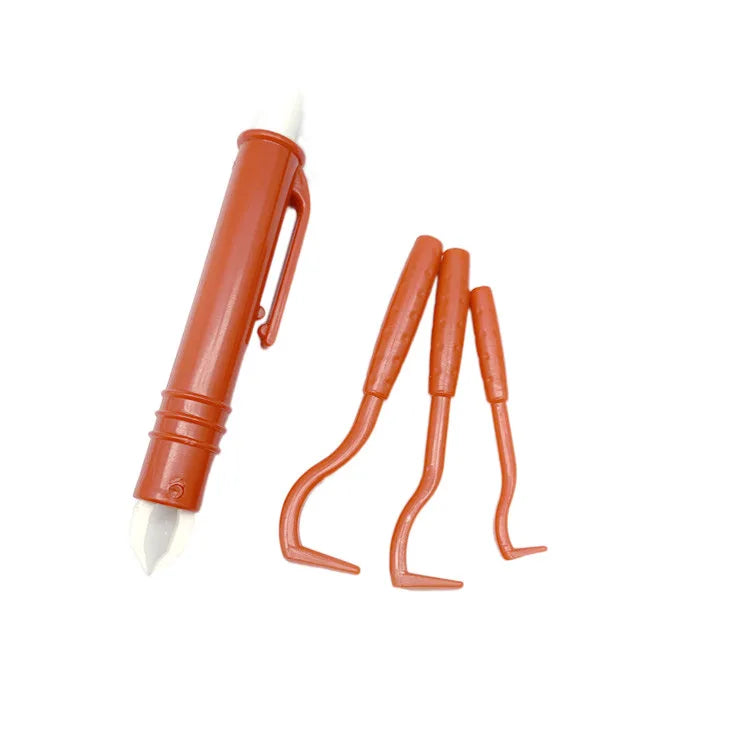 Tick Removal Tool Kit for Dogs Fleas Parasites Cleaning Tweezers Pet Grooming Accessories Hygiene Care fly trap garden moth