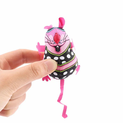Fashion Unique with Cat Mint Stuffed Toys Funny Sound Squeaker Chew Biting Toys Pet Toys Catnip Cat Mouse Toys