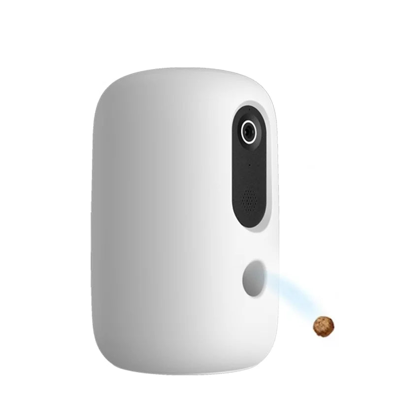 HD Camera Automatic Pet Feeder Wifi Smart App Remote Control Portable Throwing Treat Dog Dispenser