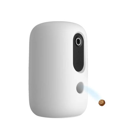 HD Camera Automatic Pet Feeder Wifi Smart App Remote Control Portable Throwing Treat Dog Dispenser