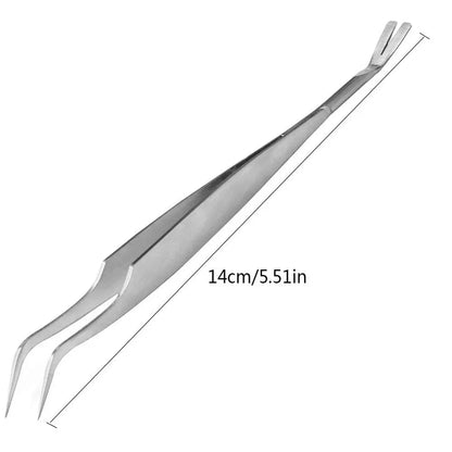 Professional Tick Removal Tool Stainless Steel Tick Tweezers For Cat Dog Quick Effectively To Remove Fleas Louses Ticks For Pets