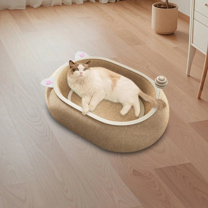 Cat Scratcher Bed 3 in 1 Portable Furniture Protection Sofa Pet Supplies