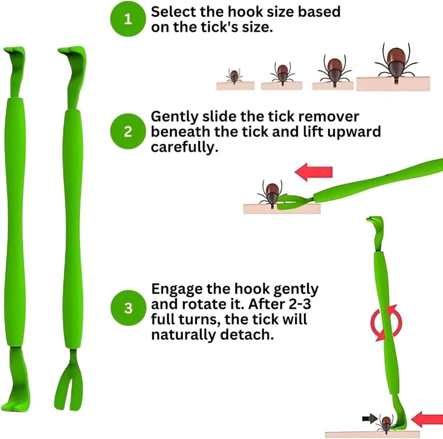5Sets Flea Remover Hook Tick Remover Tweezer Tick Pull Pet Cat Dog Tick Clamp Accessaries Pet Mite Flea Extractor Dog Accessarie