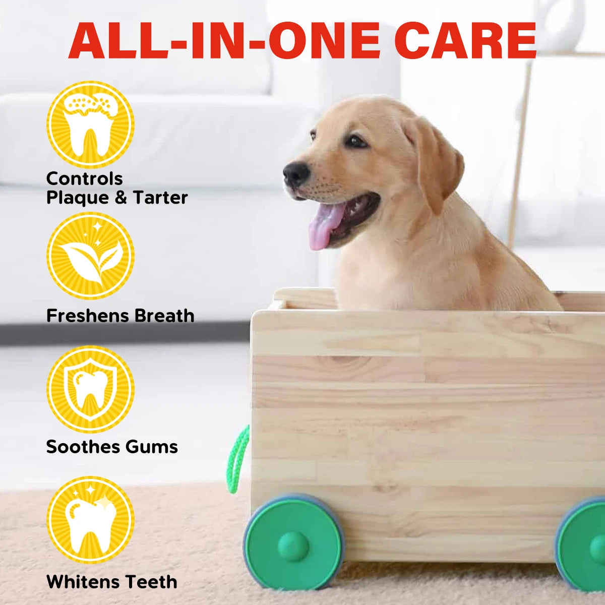 Pet Dental Care Kit - Milk Flavor Free Toothbrush Deep Cleaning Freshens Breath Reduces Plaque Tartar for Cats Dogs
