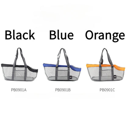 Pet Carrier Bag for Cats & Dogs -  Foldable Travel Bag with Handheld Strap, Breathable Mesh for Outdoor Hiking & Airplane Trip