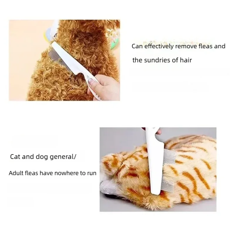Professional Flea Comb for Dogs and Cats, Effective Grooming Tool for Removing Fleas and Ticks
