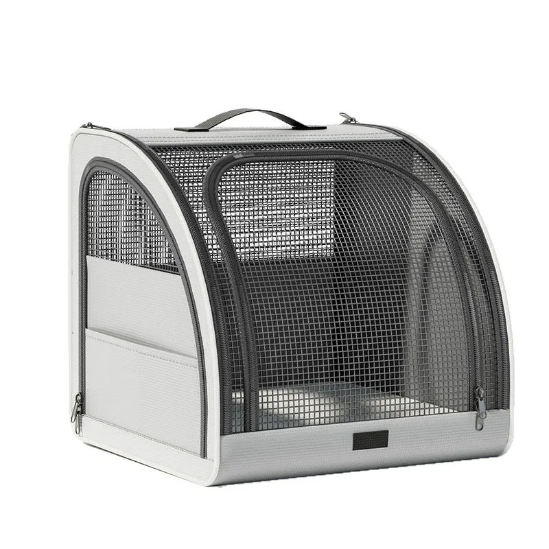 Portable Car Pet Bed Dog Cat Carrier Seat Cover Travel Cushion Non-Slip Washable Soft Outdoor Safe for Vehicles