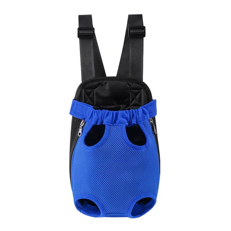 Dog Carrier Front Chest Backpack Pet Cat Carrier Double Shoulder Portable Dog Bag Outdoor Travel Camping Hiking Breathable