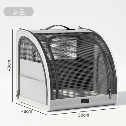 Portable Car Pet Bed Dog Cat Carrier Seat Cover Travel Cushion Non-Slip Washable Soft Outdoor Safe for Vehicles