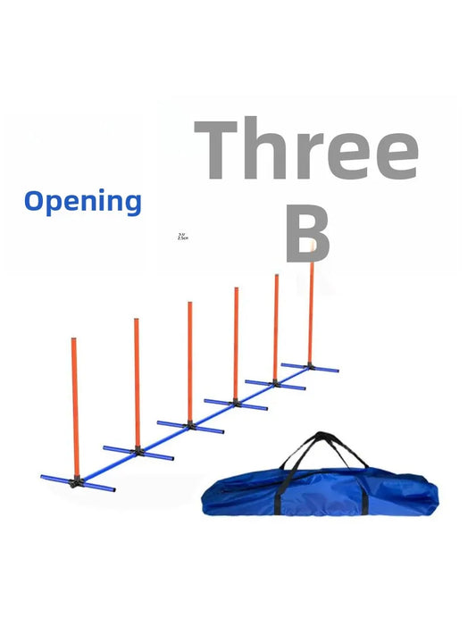 Dog Obstacle Training Cetition Props Jump Pole Barrier Ring Pet Supplies Dog Agili Training Equipment Outdoor Indoor Use