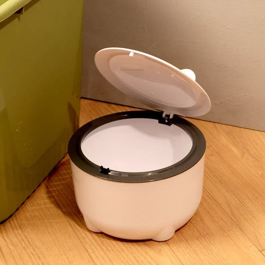 Small Pet Trash Can Pet-proof Cat Litter Cleaning Trash Can with Lid Deodorizing Dog Supplies