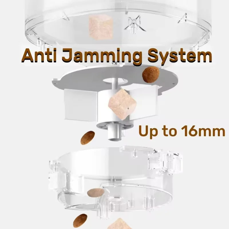 Smart Pet Feeder Automatic Timer Quantitative App Remote Visible Feeding Machine For Dog Cat 4L Food Storage Auto Pet Feeder
