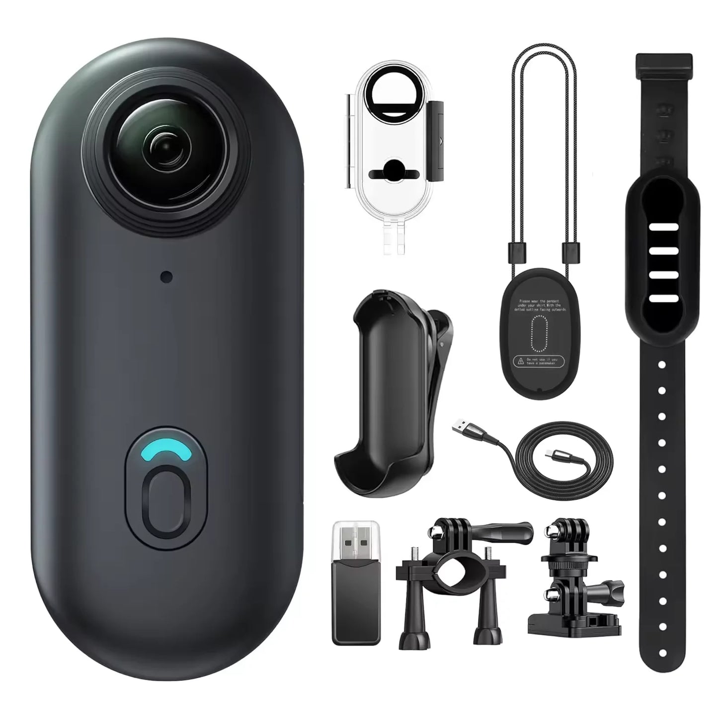 4K HD Mini WiFi Camera 1080P Outdoor Pet Collar APP Portable Sports Vlogging Bodycam Magnetic Video Recorder Microphone POV Cam