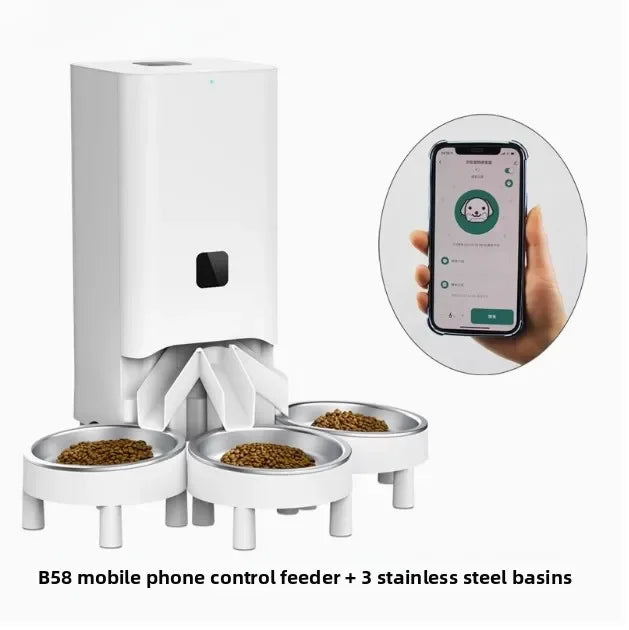 Suitable for running three bowls of automatic pet feeders in conjunction with the tu Smart platform