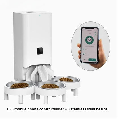 Suitable for running three bowls of automatic pet feeders in conjunction with the tu Smart platform