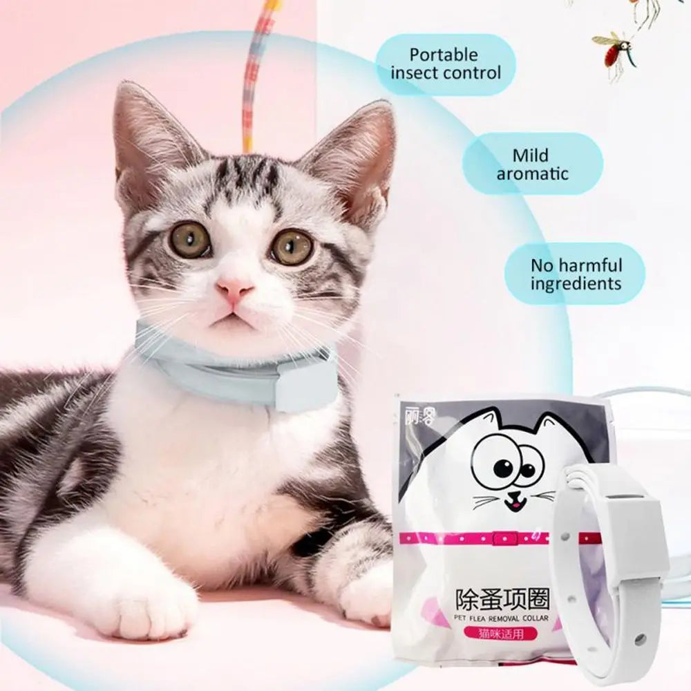 Retractable Pet Products Silicone Anti Ticks for Cat Dog Anti Flea Flea Collar Puppy Collar Dog Cat Collar Dog Flea Repeller