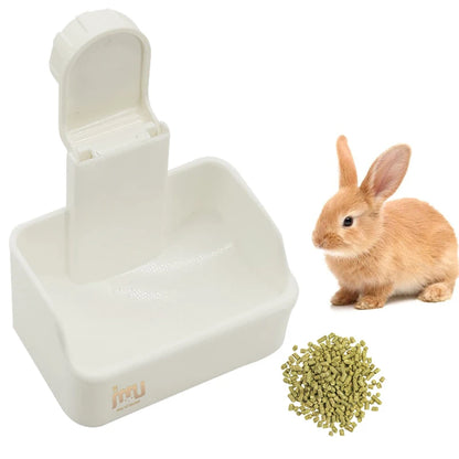 Rabbits Feeder Universal Small Pets Food and Water Bowl Cage Feeder for Bird, Rabbit, Guinea Pig, Chinchilla, Hamster
