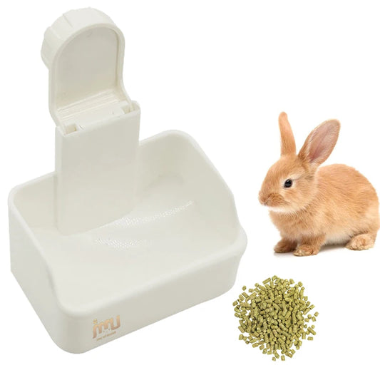 Rabbits Feeder Universal Small Pets Food and Water Bowl Cage Feeder for Bird, Rabbit, Guinea Pig, Chinchilla, Hamster