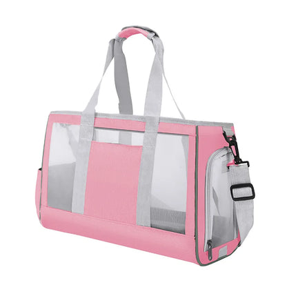 Cat Dog Carrier Portable Soft Sided Medium Small Airline Approved Foldable Puppy Carrier up to 15lbs Pet Carrier Bag for Travel