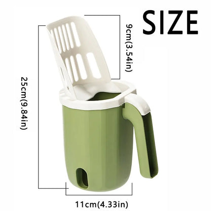 Portable Pet Cleaning Kit Removable with Garbage Bag Pet Litter Shovel Self-cleaning Garbage Picker Pet Feces Cleaner